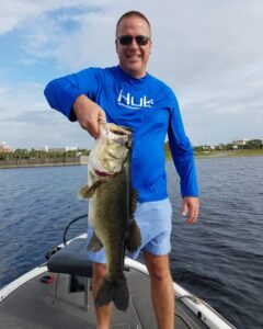 7 pound bass from Orlando's Lake Toho
